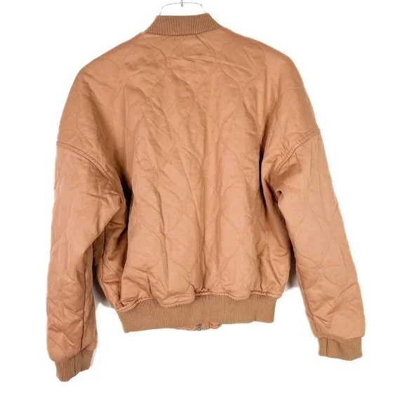 NWT Universal Thread Quilted Utility Jacket Tan Plus Size XXL NEW - Picture 10 of 14